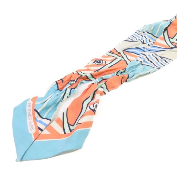 ❤️HERMES Twilly Scarf Scarves Silk❤️ - Picture 10 of 15